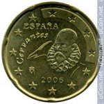 20 центов 2006 г. Испания(10) -411.6 - реверс
