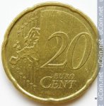 20 центов 2009 г. Испания(10) -411.6 - аверс