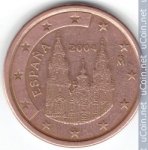 5 центов 2004 г. Испания(10) -411.6 - аверс