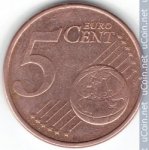 5 центов 2009 г. Испания(10) -411.6 - аверс