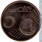 5 центов 2007 г. Испания(10) -411.6 - аверс