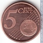 5 центов 2012 г. Испания(10) -411.6 - аверс