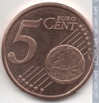 5 центов 2015 г. Испания(10) -411.6 - аверс