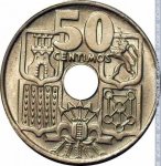 50 сентимо 1949 г. Испания(10) -411.6 - реверс