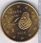 50 центов 2014 г. Испания(10) -411.6 - реверс