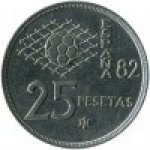 25 песет 1980 г. Испания(10) -411.6 - аверс