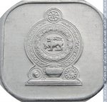 5 центов 1991 г. Шри-Ланка(26) - 54 - аверс
