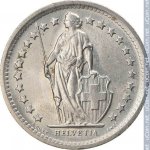 1/2 франка 1970 г. Швейцария(25) -71.1 - аверс