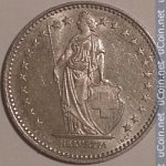 1 франк 1996 г. Швейцария(25) -71.1 - реверс