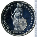 1 франк 2007 г. Швейцария(25) -71.1 - реверс