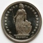 1 франк 2011 г. Швейцария(25) -71.1 - реверс