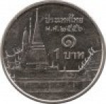 1 бат 2013 г. Таиланд(22) -  34.8 - аверс