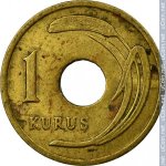 1 кирш 1950 г. Турция(23) - 88.1 - реверс
