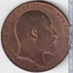 1 пенни 1906 г. Великобритания(5) -1989.8 - реверс