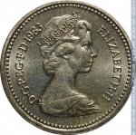 1 фунт 1983 г. Великобритания(5) -1989.8 - аверс