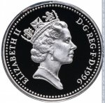 1 фунт 1996 г. Великобритания(5) -1989.8 - аверс
