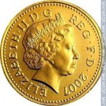 1 фунт 2007 г. Великобритания(5) -1989.8 - аверс