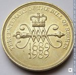 2 фунта 1989 г. Великобритания(5) -1989.8 - реверс