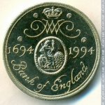 2 фунта 1994 г. Великобритания(5) -1989.8 - реверс
