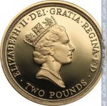 2 фунта 1995 г. Великобритания(5) -1989.8 - аверс