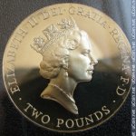 2 фунта 1996 г. Великобритания(5) -1989.8 - аверс