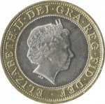  2 фунта 2003 г. Великобритания(5) -1989.8 - аверс