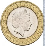 2 фунта 2004 г. Великобритания(5) -1989.8 - аверс