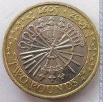 2 фунта 2005 г. Великобритания(5) -1989.8 - реверс