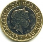 2 фунта 2012 г. Великобритания(5) -1989.8 - аверс