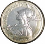 2 фунта 2016 г. Великобритания(5) -1989.8 - реверс