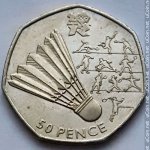 50 пенсов 2011 г. Великобритания(5) -1989.8 - реверс