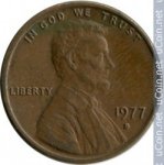 1 цент 1977 г. США(21) - 2215.1 - реверс