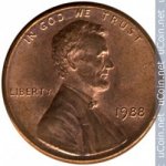 1 цент 1988 г. США(21) - 2215.1 - реверс