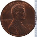 1 цент 1989 г. США(21) - 2215.1 - реверс