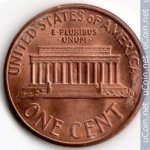 1 цент 1990 г. США(21) - 2215.1 - аверс