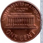1 цент 1992 г. США(21) - 2215.1 - аверс