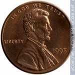 1 цент 1995 г. США(21) - 2215.1 - реверс