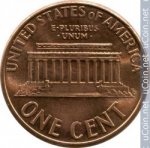 1 цент 1997 г. США(21) - 2215.1 - аверс