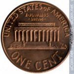 1 цент 1998 г. США(21) - 2215.1 - аверс