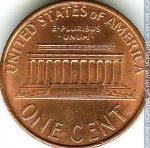 1 цент 1999 г. США(21) - 2215.1 - реверс