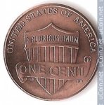 1 цент 2015 г. США(21) - 2215.1 - аверс