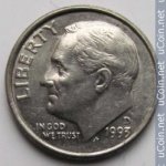10 центов 1993 г. США(21) - 2215.1 - реверс