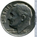 10 центов 1977 г. США(21) - 2215.1 - реверс
