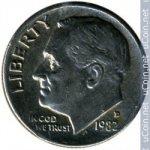 10 центов 1982 г. США(21) - 2215.1 - реверс