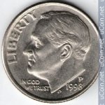 10 центов 1998 г. США(21) - 2215.1 - реверс