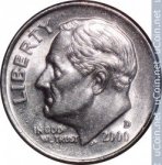 10 центов 2000 г. США(21) - 2215.1 - реверс
