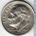 10 центов 2007 г. США(21) - 2215.1 - реверс