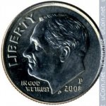 10 центов 2008 г. США(21) - 2215.1 - реверс