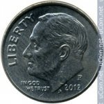 10 центов 2012 г. США(21) - 2215.1 - реверс