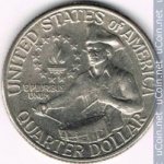 25 центов 1976 г. США(21) - 2215.1 - реверс